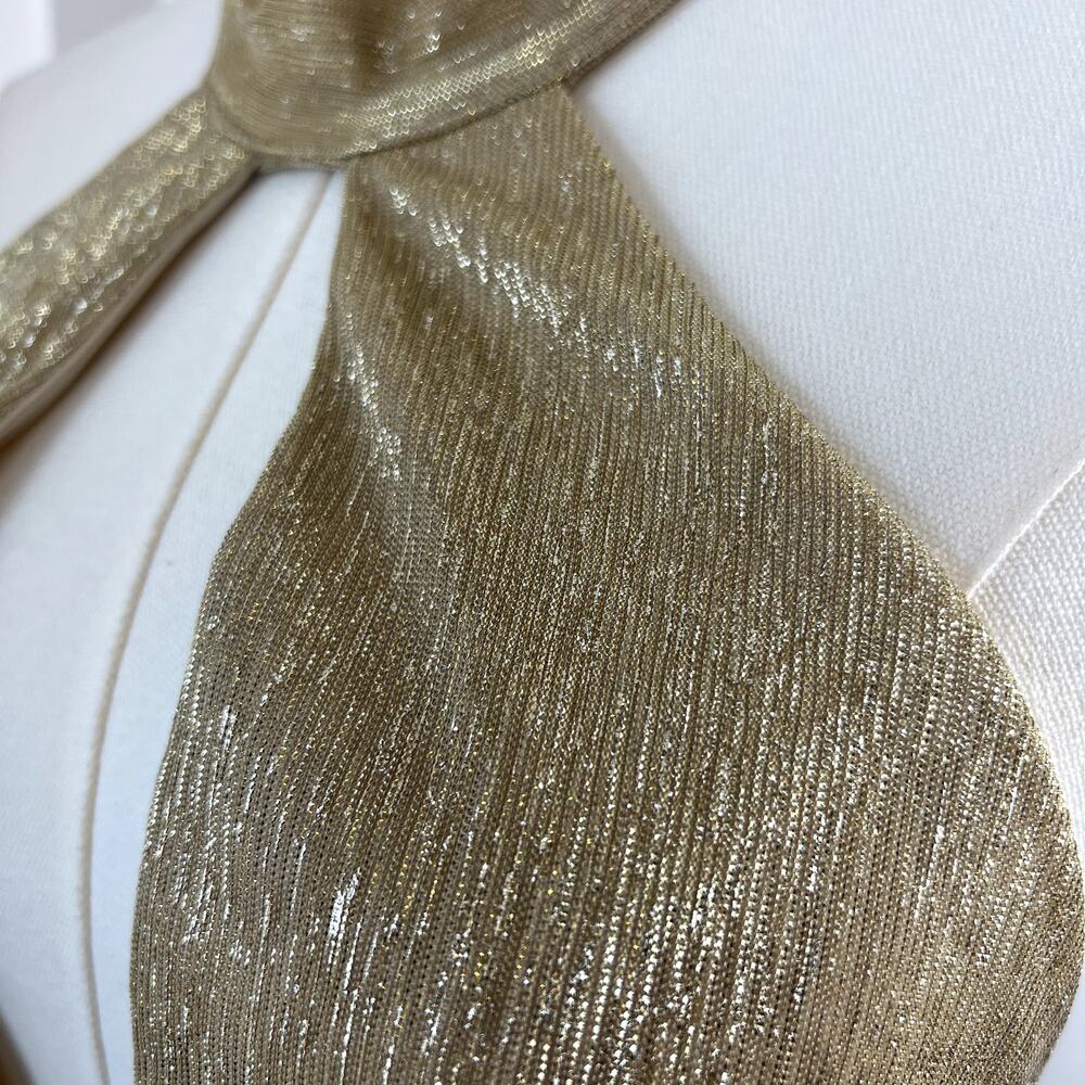 Lulu's Gold Maxi Dress - Picture 5 of 15